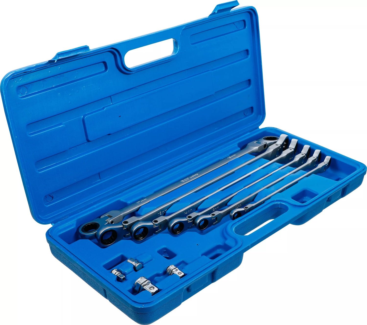 BGS 1541 Satz Gelenkschlüssel mit Ratschenfunktion 8-19mm 10 teilig