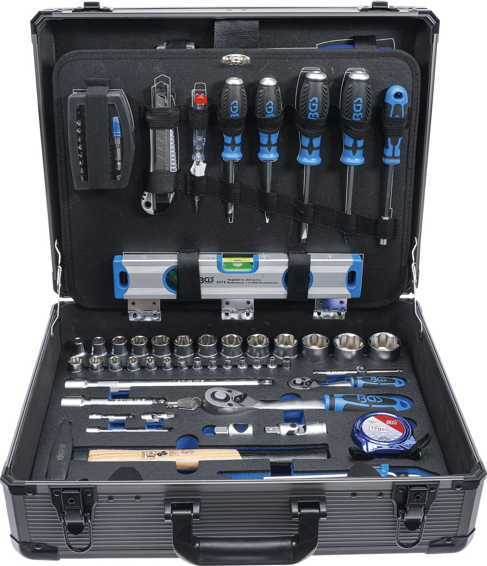 BGS 15501 Werkzeugkoffer mit verschiedenen Werkzeugen 149 teilig