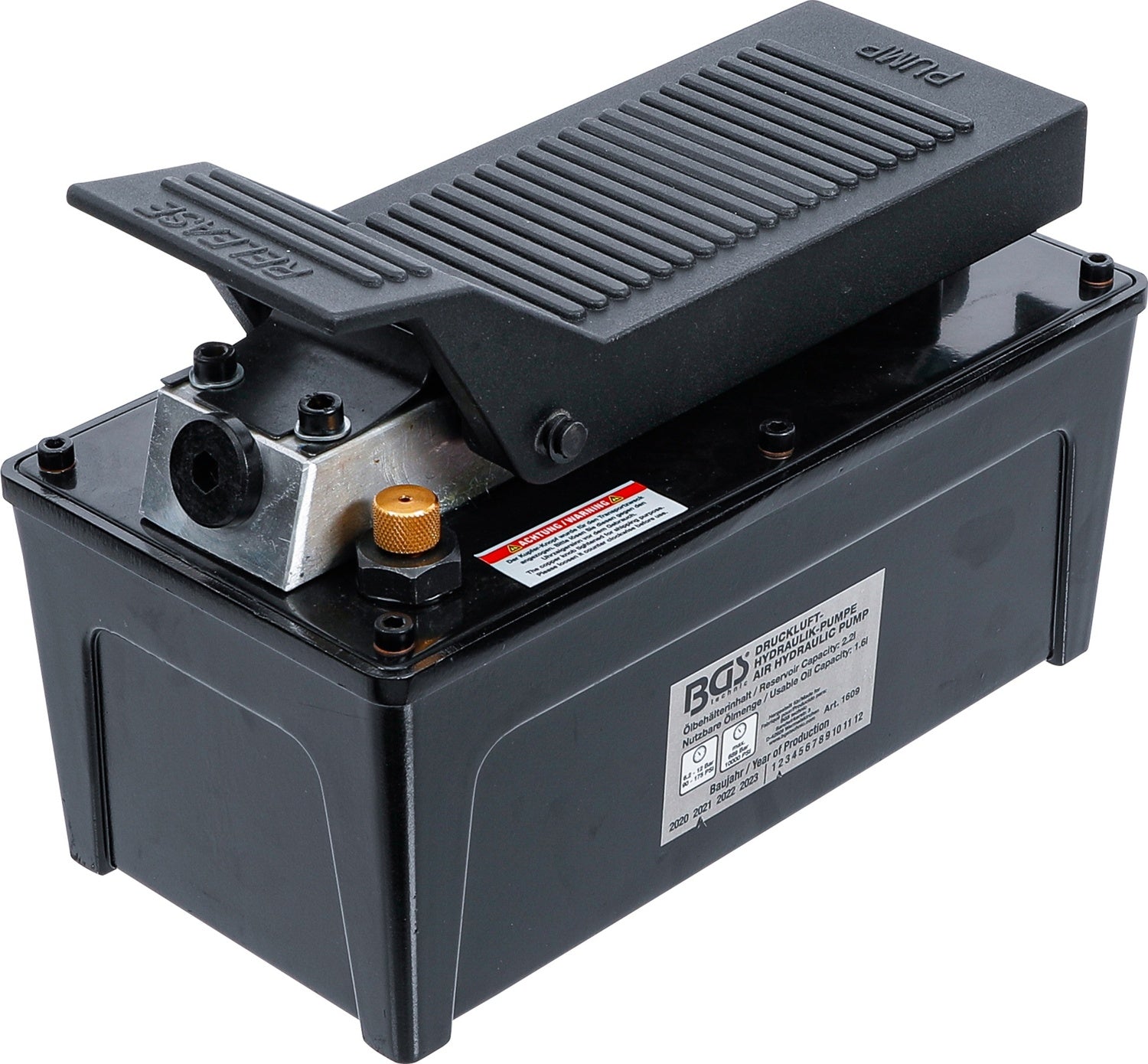 BGS 1609 Druckluft Hydraulikpumpe 689 bar / 10.000 PSI