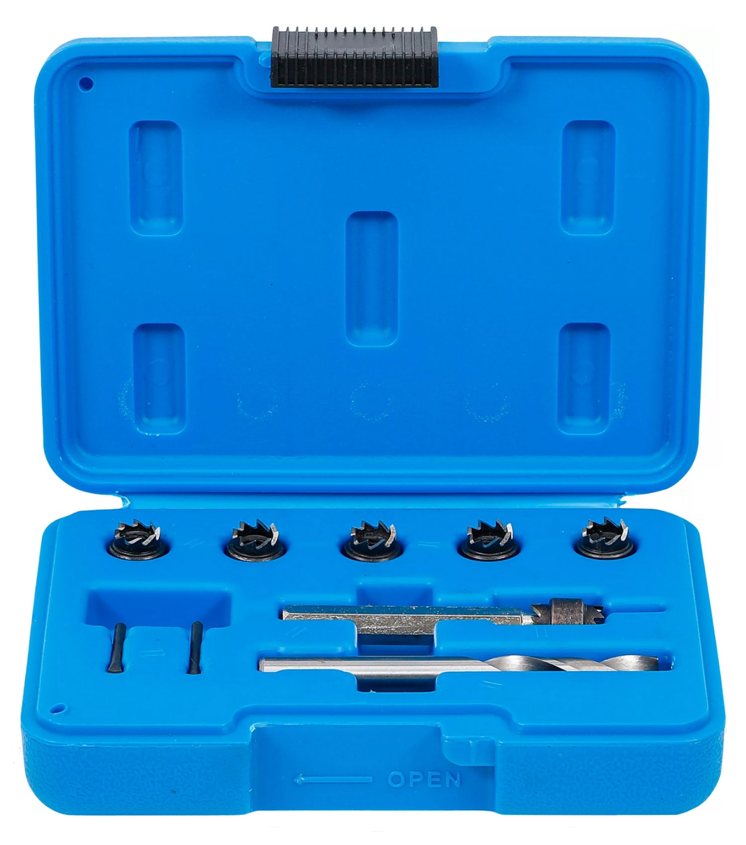 BGS 1632 Set Schweißpunkt-Fräser + Bohrer + 5 Fräskronen 10 teilig Satz