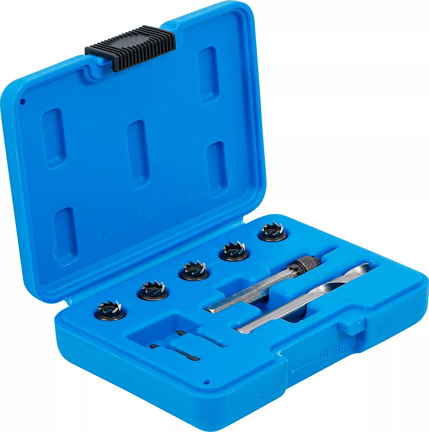 BGS 1632 Set Schweißpunkt-Fräser + Bohrer + 5 Fräskronen 10 teilig Satz