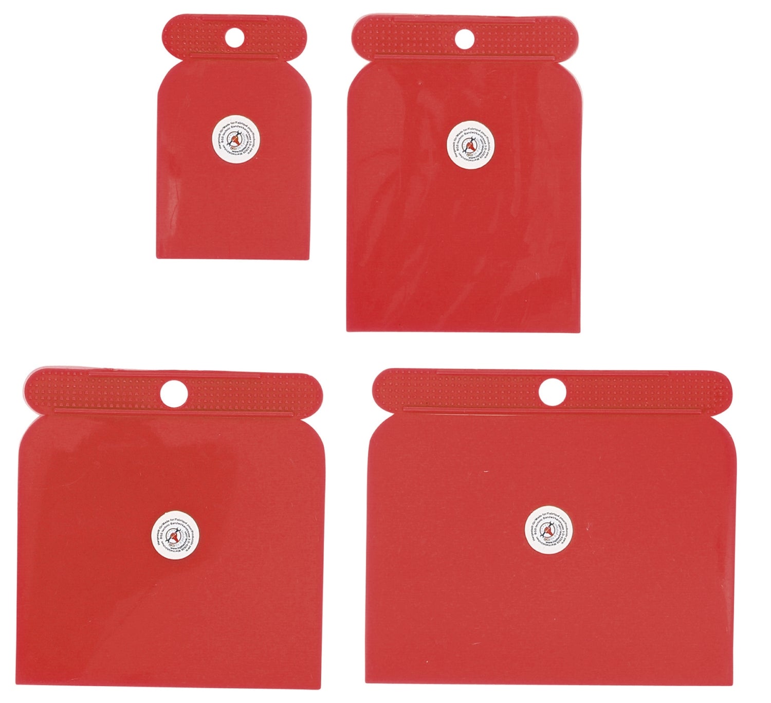 BGS DIY 1634 Satz Japanspachtel aus Kunststoff Breite 50 80 100 120mm 4 teilig