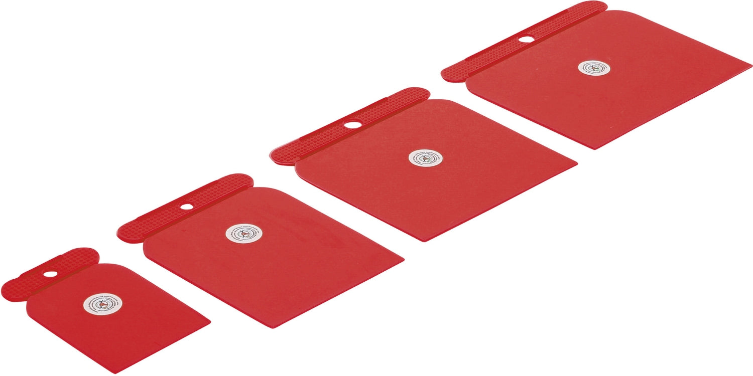 BGS DIY 1634 Satz Japanspachtel aus Kunststoff Breite 50 80 100 120mm 4 teilig