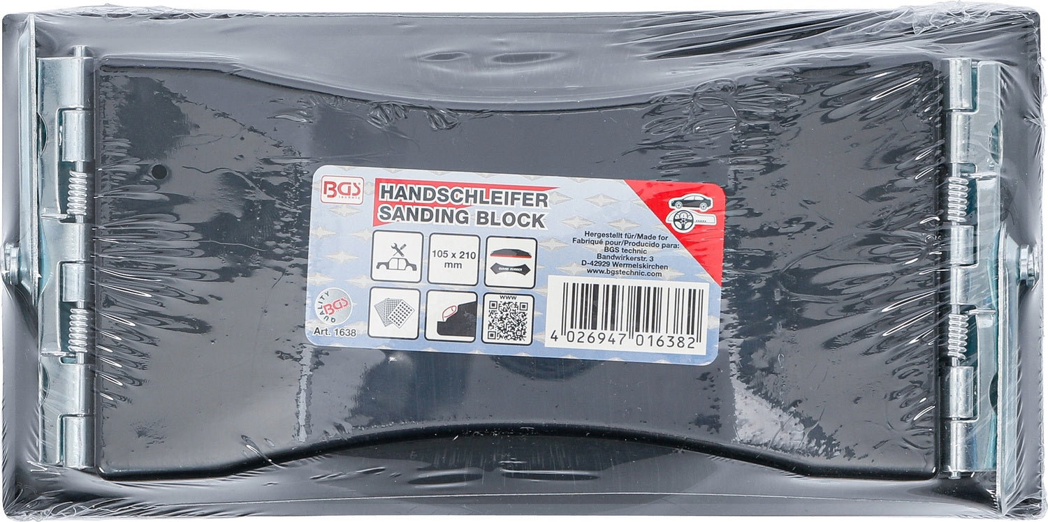 BGS 1638 Handschleifer zum Aufspannen von Schleifpapier 105 x 210mm
