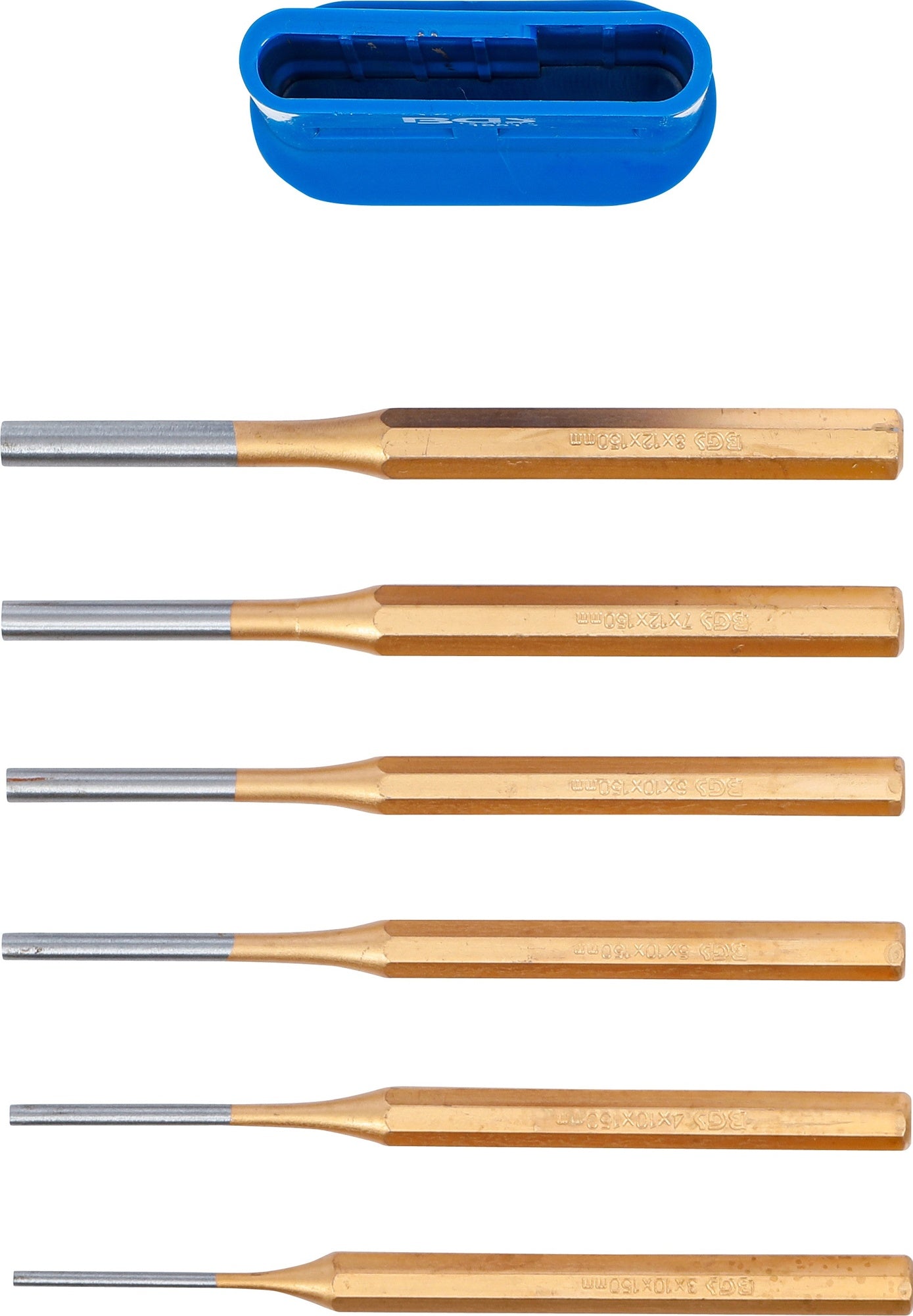 BGS 1651 Satz Splintentreiber Ø3 4 5 6 7 8mm Länge 150mm 6 teilig