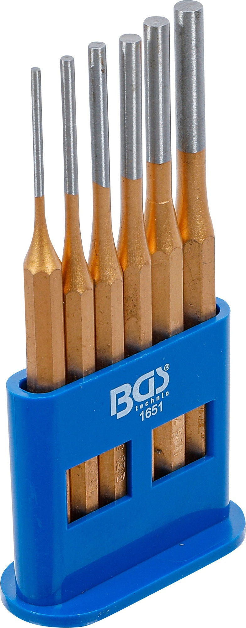 BGS 1651 Satz Splintentreiber Ø3 4 5 6 7 8mm Länge 150mm 6 teilig