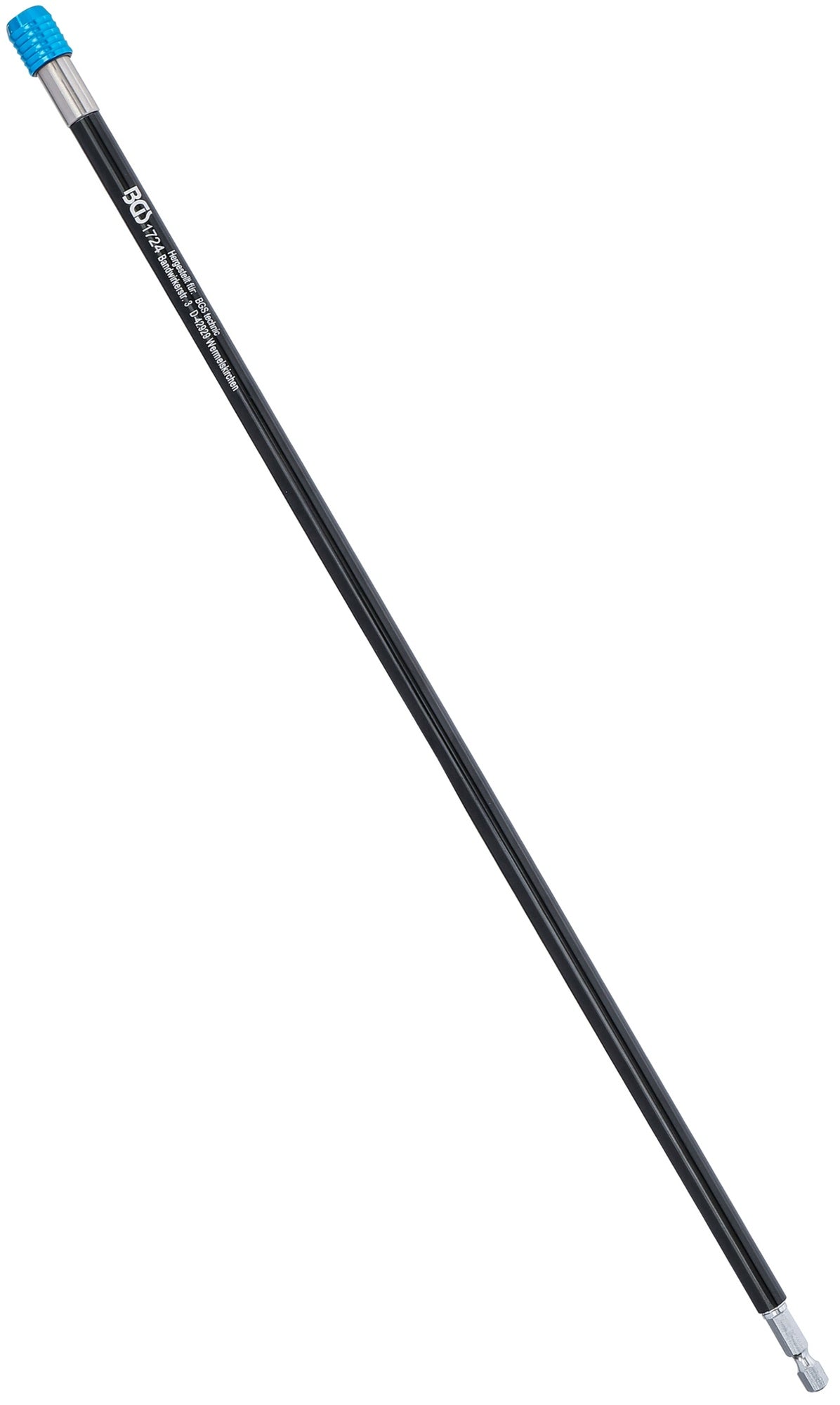 BGS 1724 Automatischer Bithalter mit Freilaufhülse Abtrieb Innensechskant 6,3mm (1/4") Länge 450mm