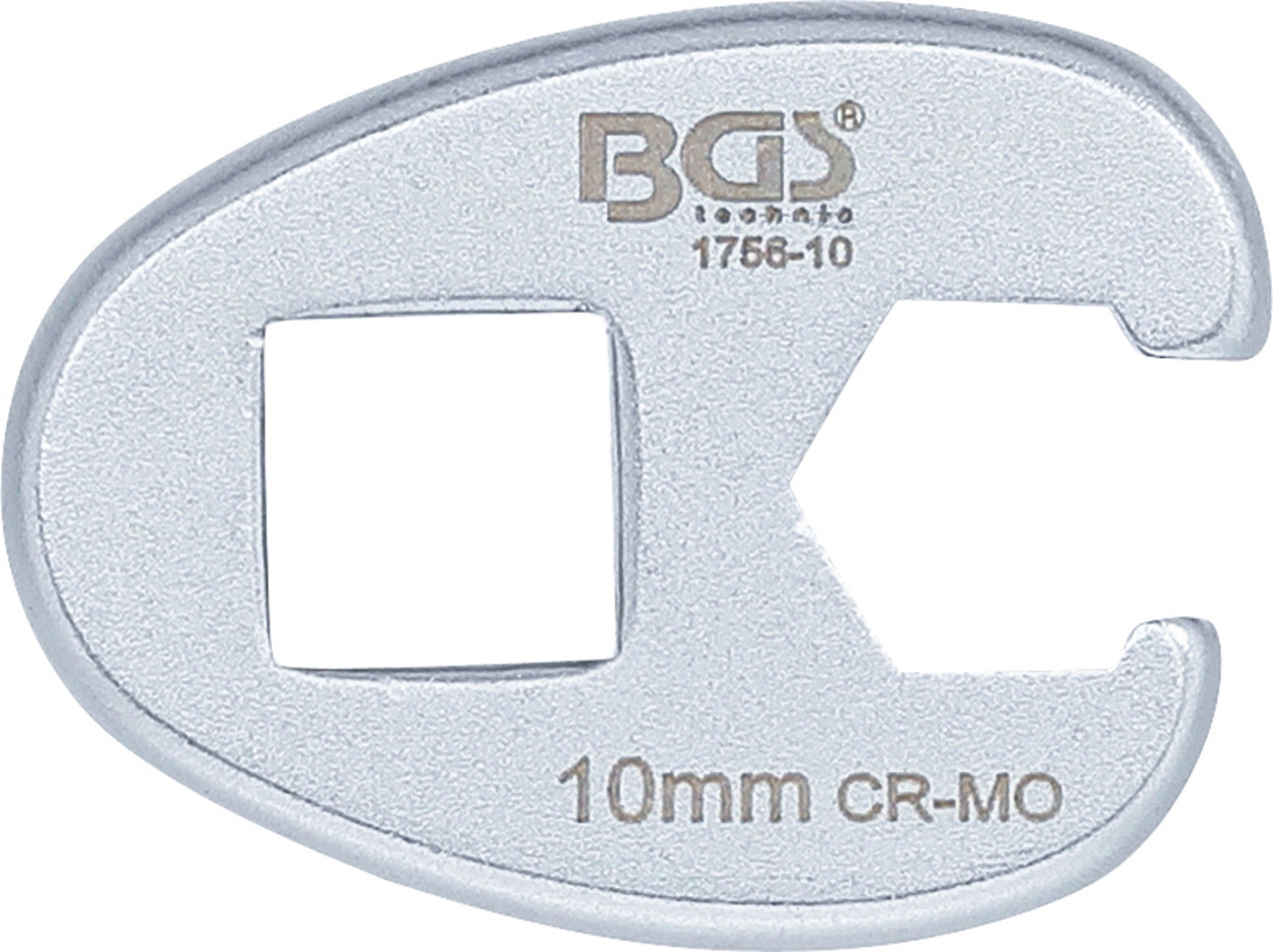 BGS 1756-10 Hahnenfuss / Krähenfuss Schlüssel SW 10mm mit 10mm (3/8") Antrieb