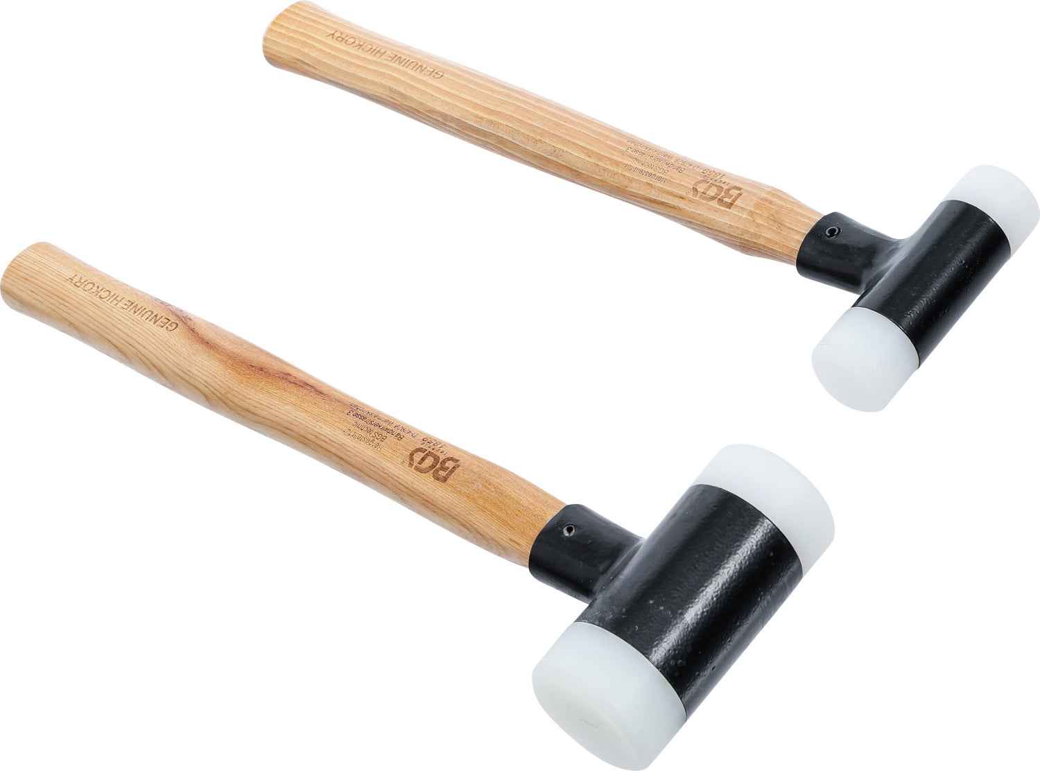 BGS 1859 Satz Schonhammer Hickorystiel rückschlagfrei Kopfgewicht 300g  550g Ø30mm Ø45mm