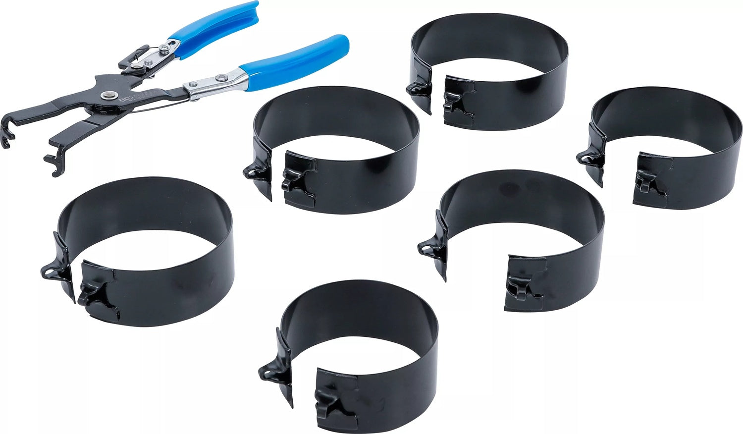 BGS 1874 Satz Kolbenring Spannband 7 teilig von Ø73-111mm im Koffer