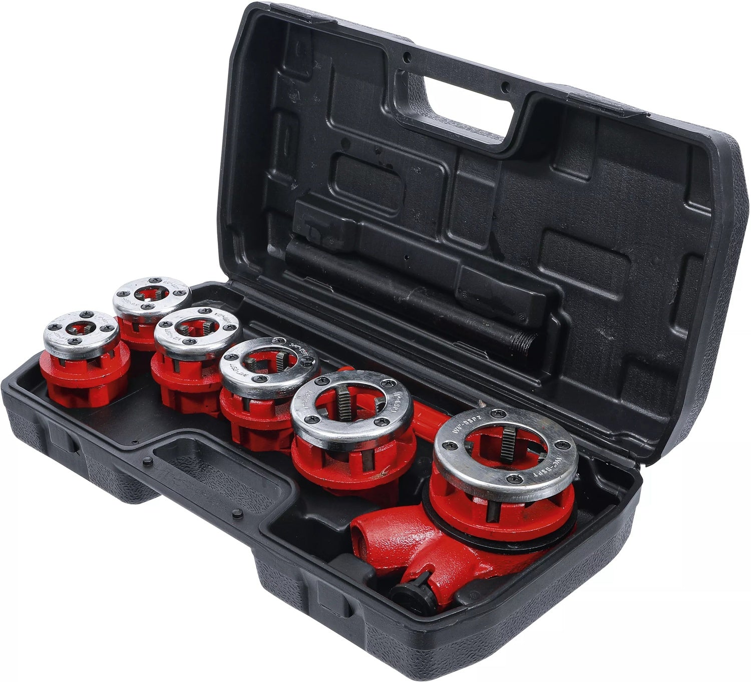 BGS DIY 1891 Satz Schneidkluppen für Sanitär- und Heizung 1/4" - 1 1/4" 8 teilig