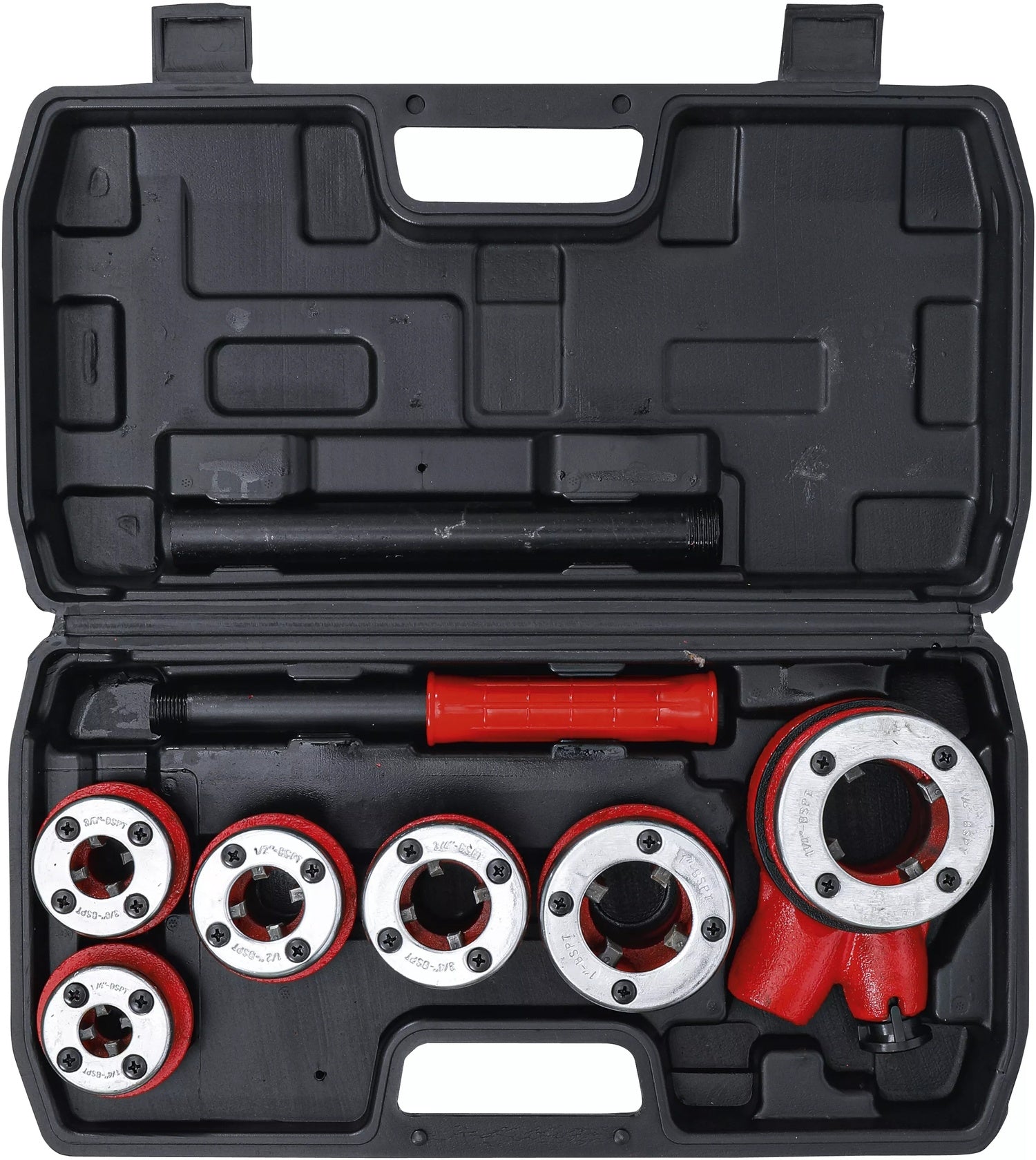 BGS DIY 1891 Satz Schneidkluppen für Sanitär- und Heizung 1/4" - 1 1/4" 8 teilig