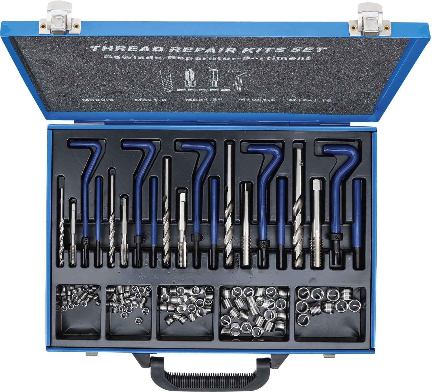 BGS 1950 Satz Gewindereparatur Werkzeug M5 - M12 130 teilig