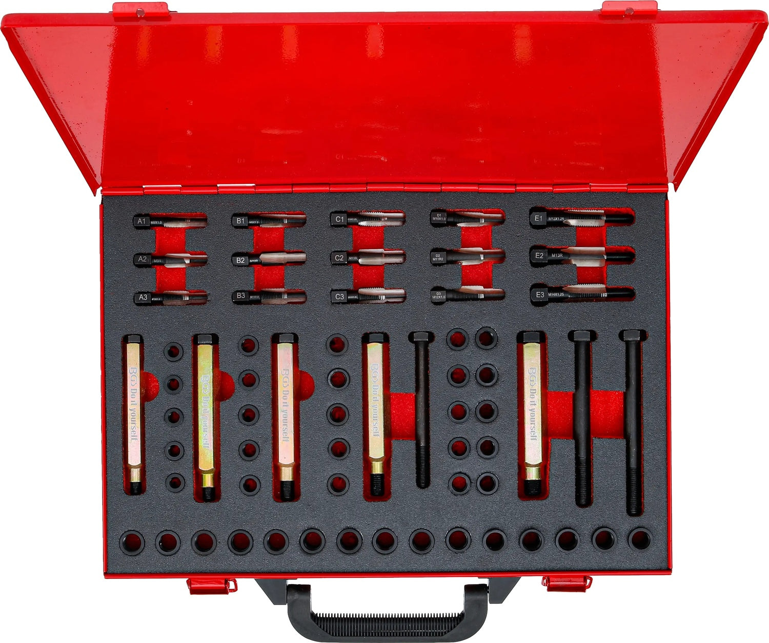 BGS DIY 19535 Reparatursatz für Glühkerzengewinde M8 - M9 - M10 - M12