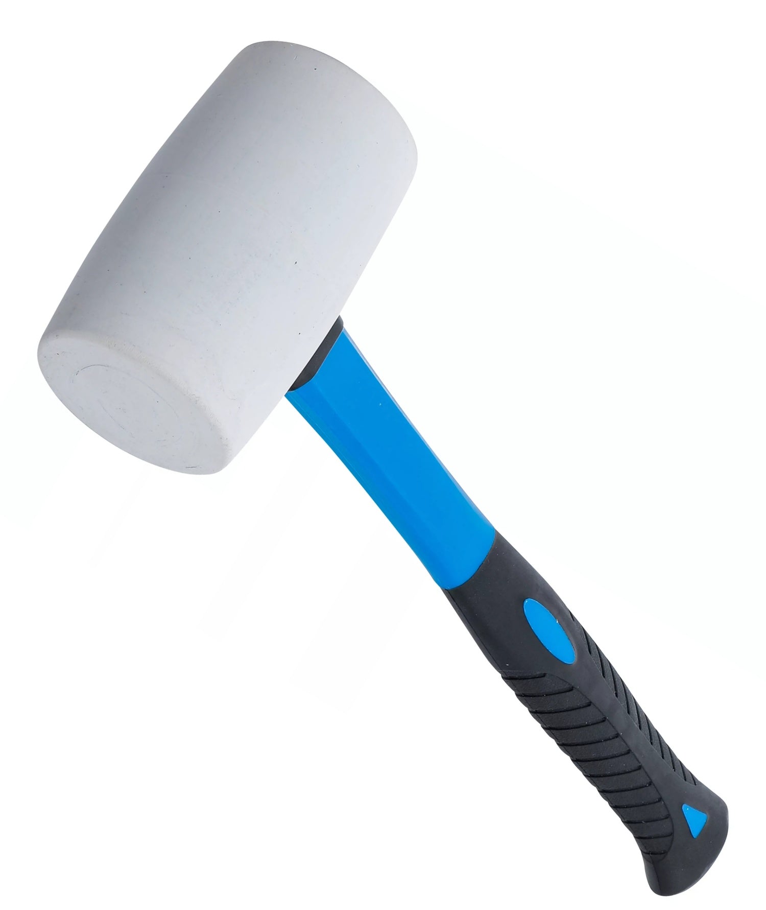 BGS 1967 Gummihammer 750g weiß mit Fiberglasstiel Plattenhammer Schonhammer