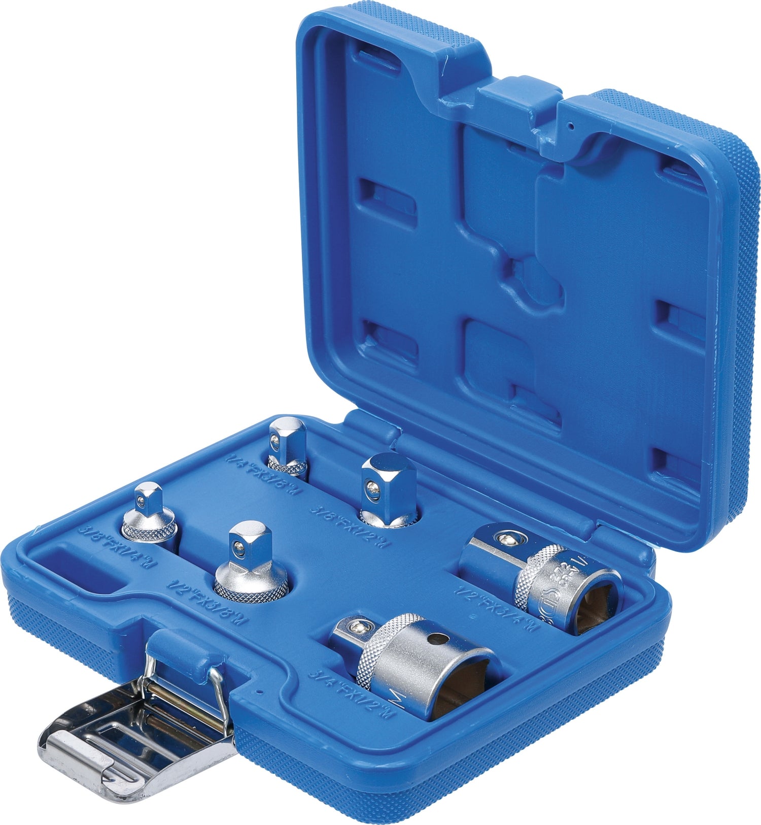 BGS 199 Satz Adapter für Steckschlüssel Nüsse von 6,3mm (1/4") - 20mm (3/4") 6teilig