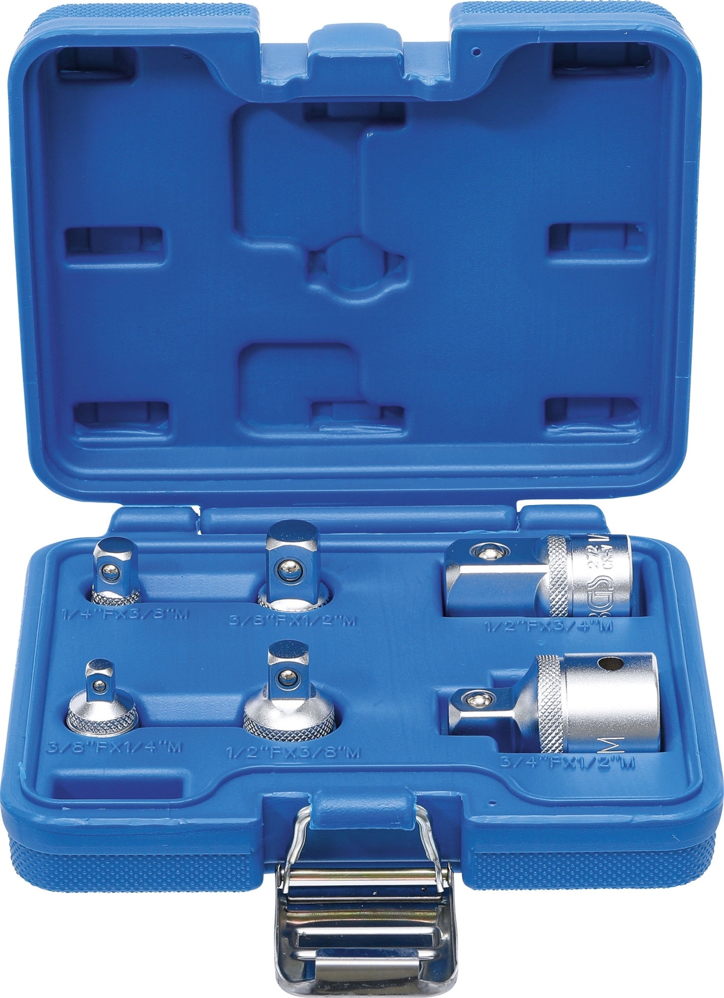 BGS 199 Satz Adapter für Steckschlüssel Nüsse von 6,3mm (1/4") - 20mm (3/4") 6teilig