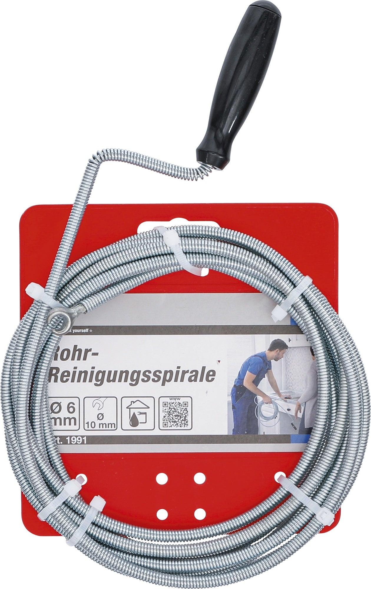 BGS DIY 1991 Rohrreinigungsspirale 3m / Meter Länge