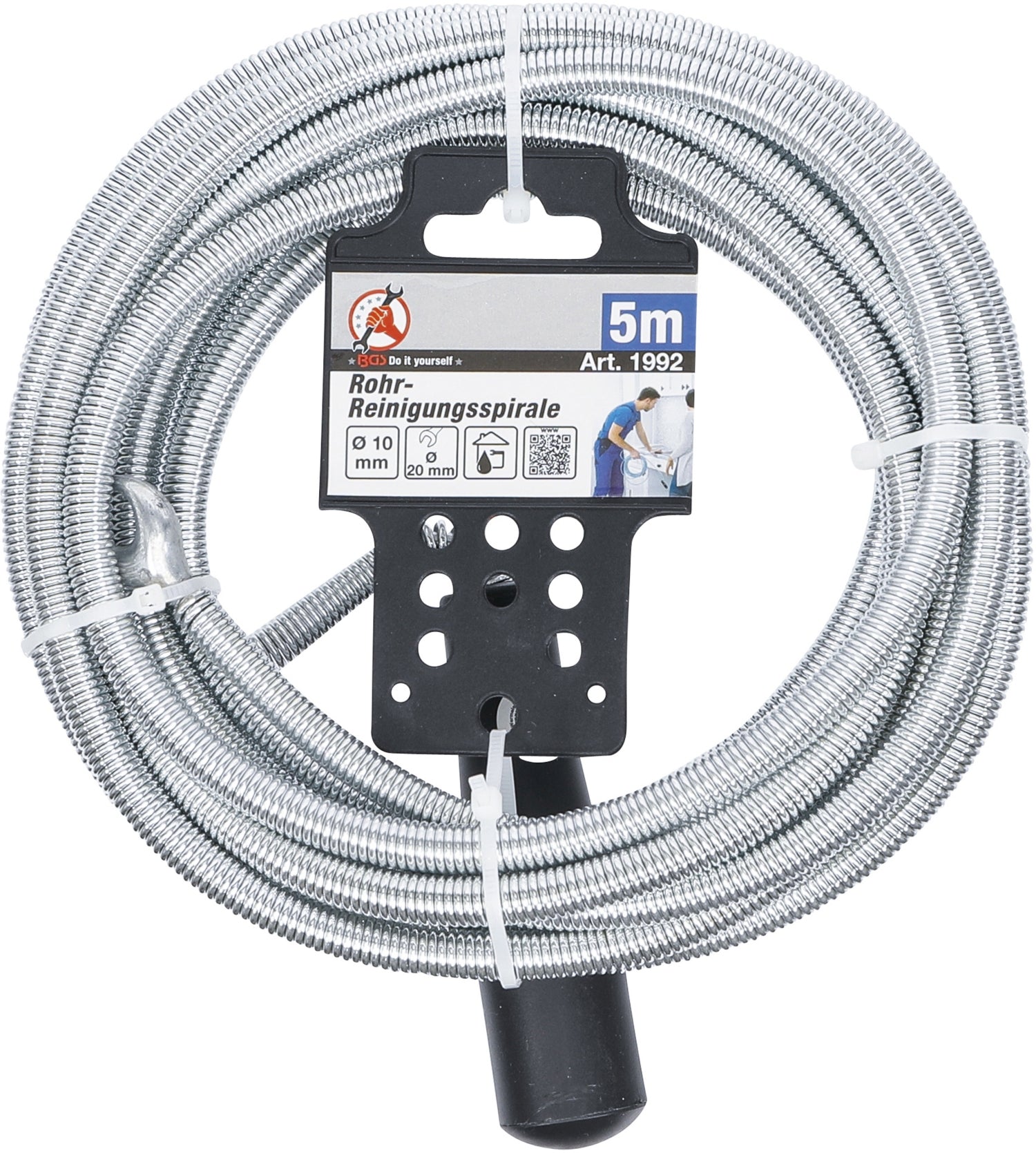 BGS 1992 Rohrreinigungsspirale 5m / Meter Länge