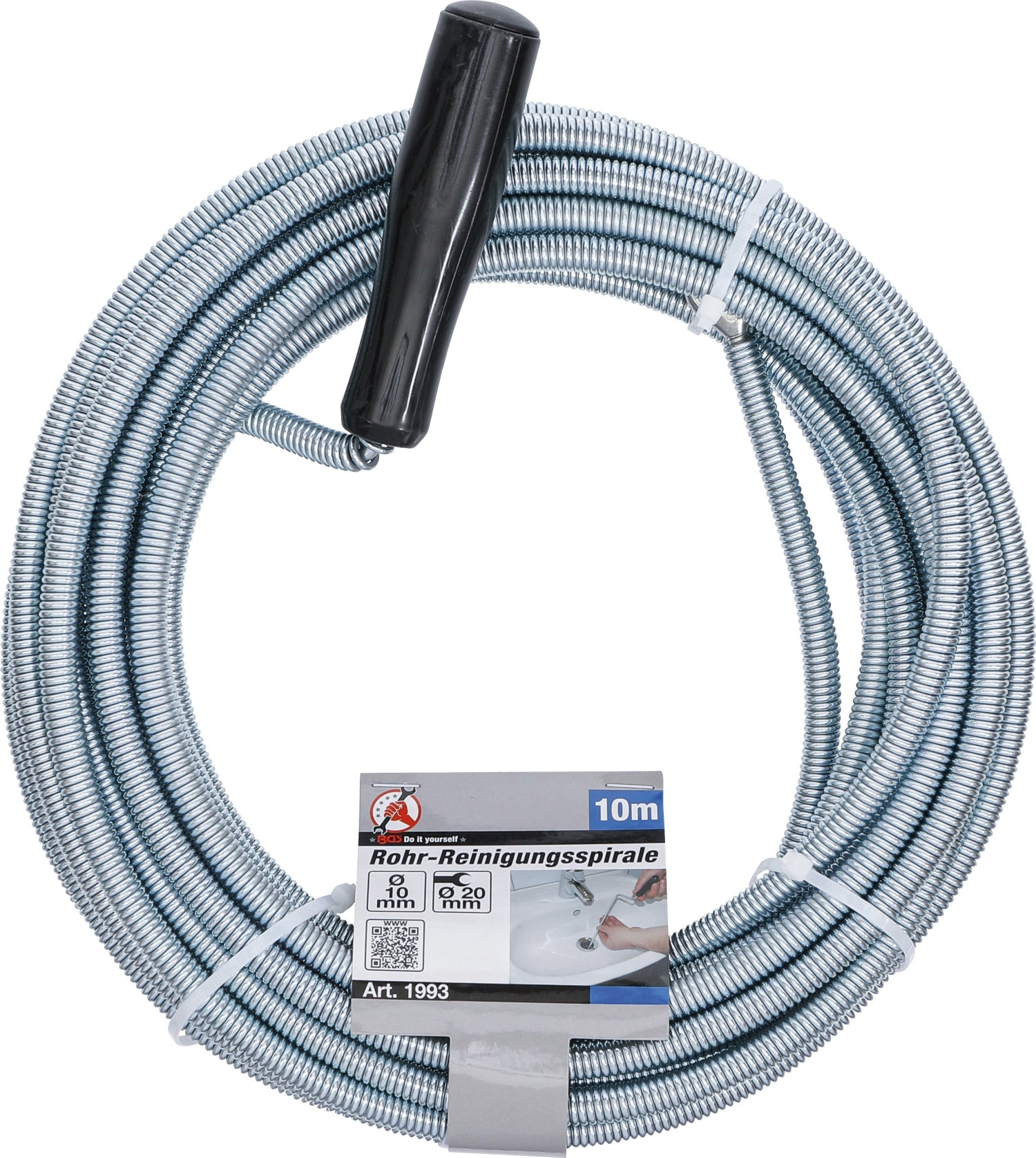 BGS 1993 Rohrreinigungsspirale 10m / Meter Länge