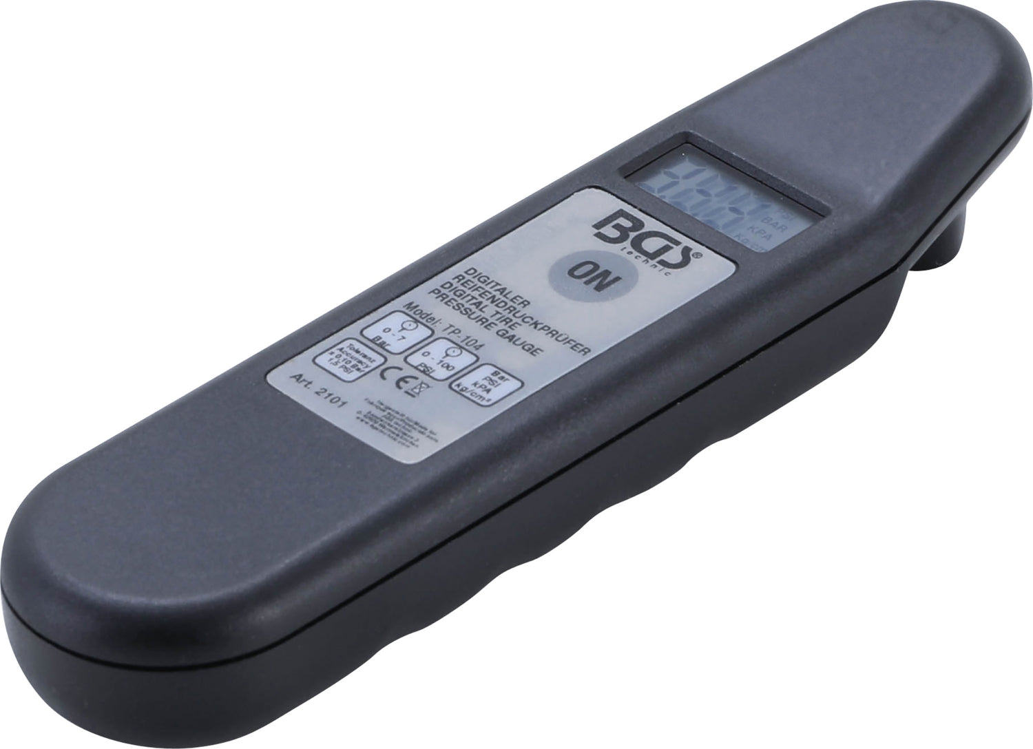 BGS 2101 Digitaler Reifendruckprüfer / Luftdruckprüfer 0,35-7 bar
