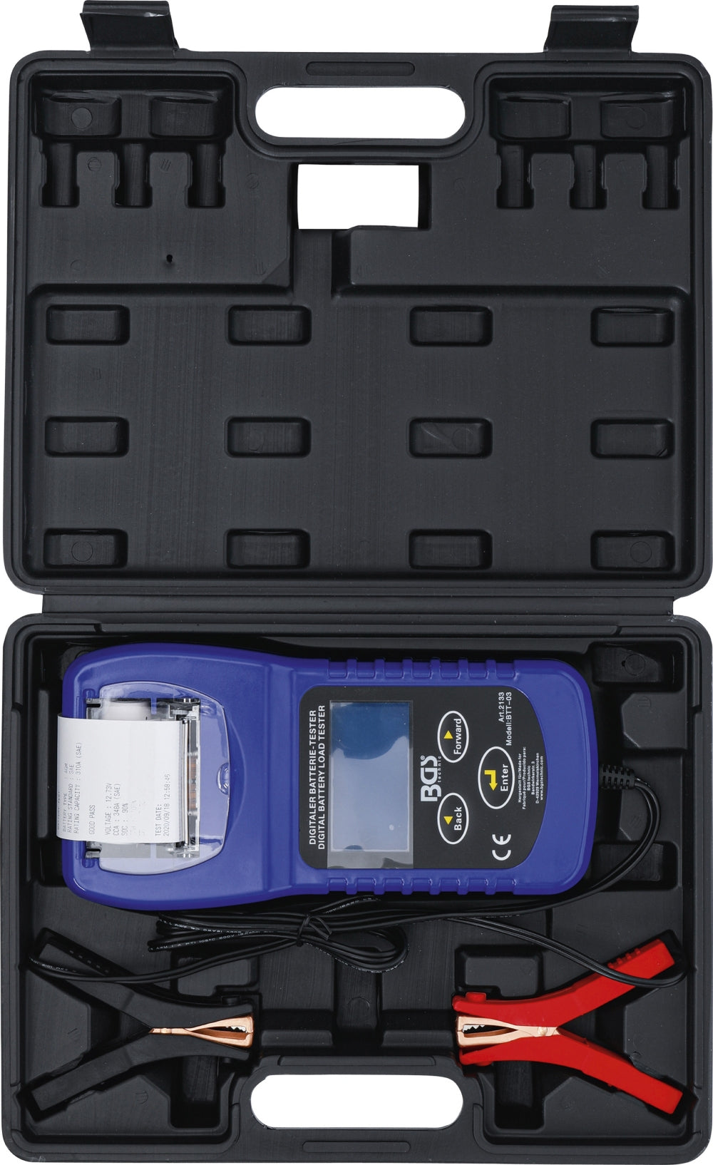 BGS 2133 Digitaler Batterietester Ladesystemtester mit Drucker