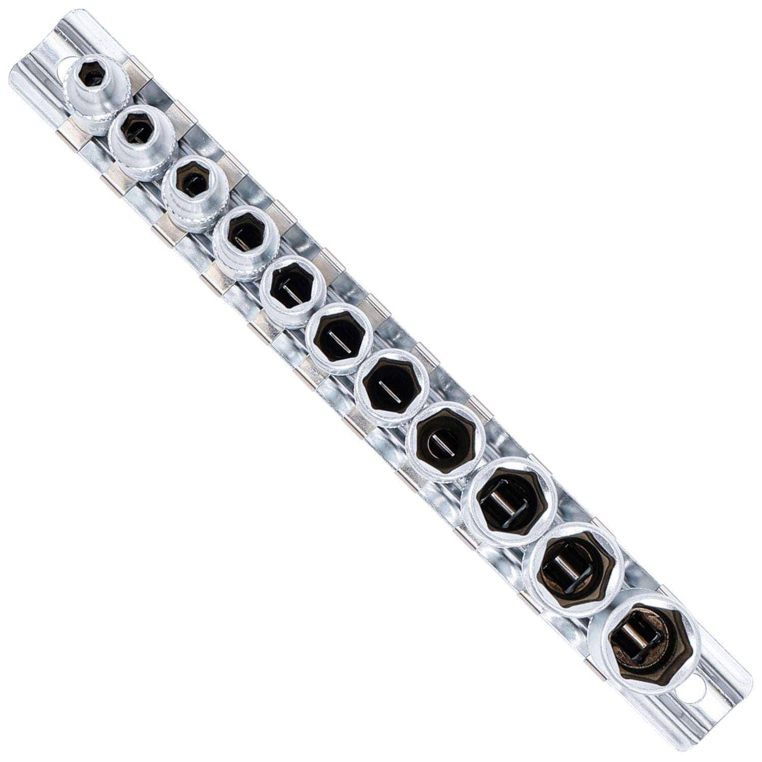 BGS 2221 Satz Tiefbett Nüsse lang 4-13mm Antrieb 6,3mm (1/4") 11 teilig