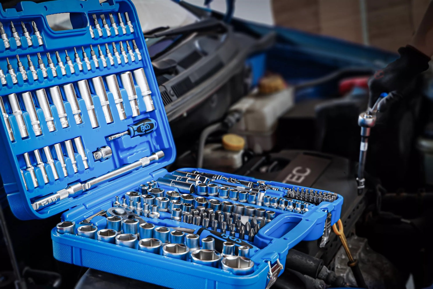 BGS 2245 ZOLL Werkzeugkoffer 192teilig mit Nüssen, Schlüsseln, Knarren, Bits