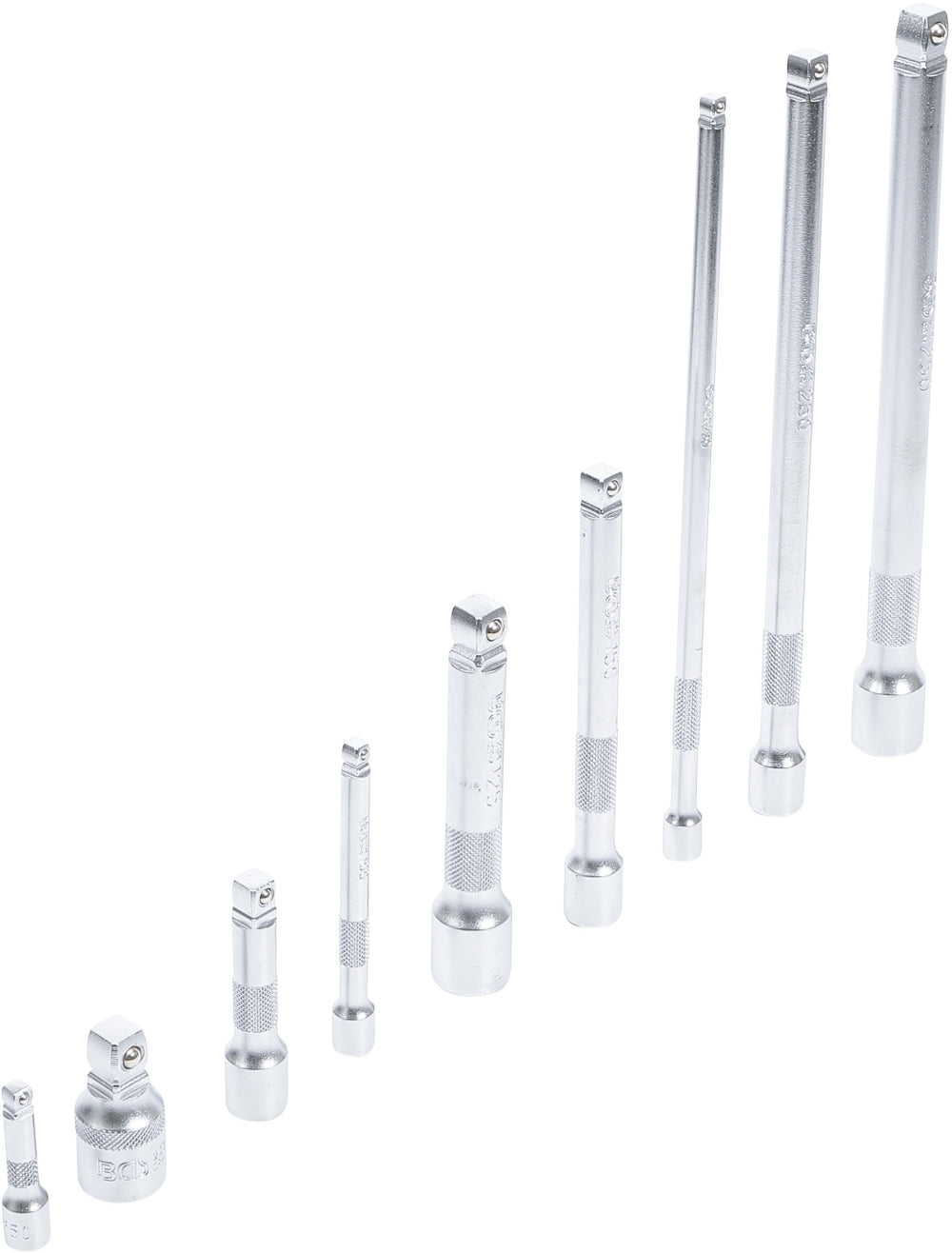BGS 2253 Satz Kippverlängerungen 6,3mm & 10mm & 12,5mm 9 teilig