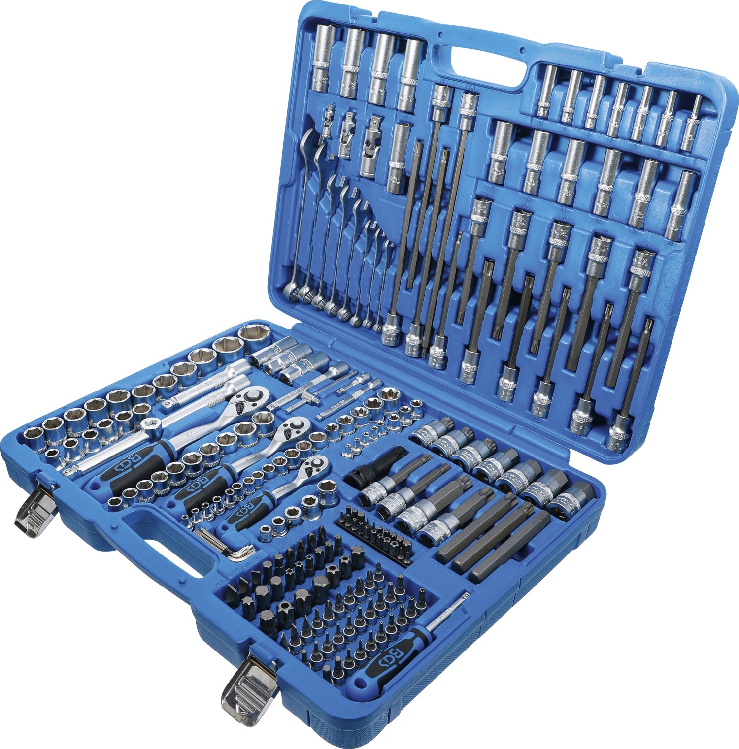 BGS 2259 Satz Steckschlüssel Sechskant 6,3mm (1/4") 10mm (3/8") 12,5mm (1/2")