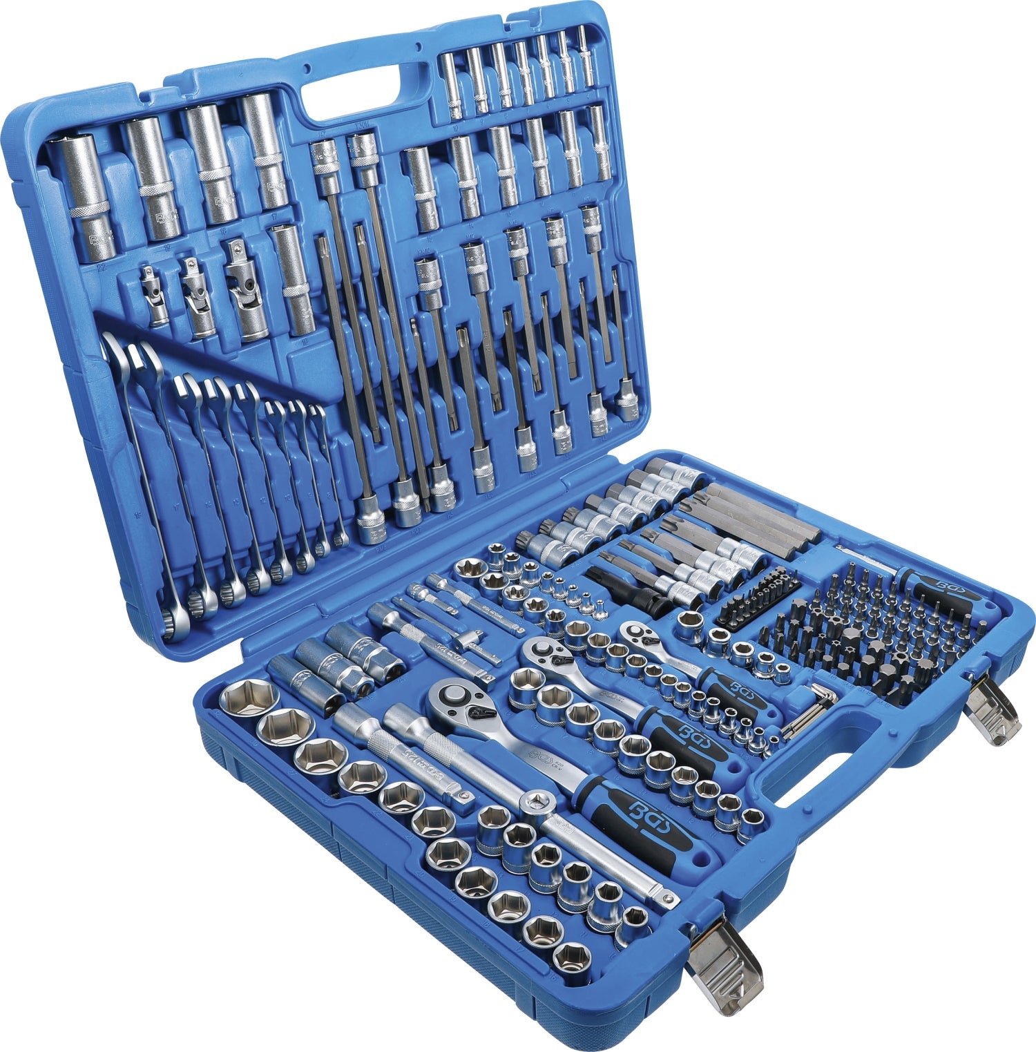 BGS 2259 Satz Steckschlüssel Sechskant 6,3mm (1/4") 10mm (3/8") 12,5mm (1/2")