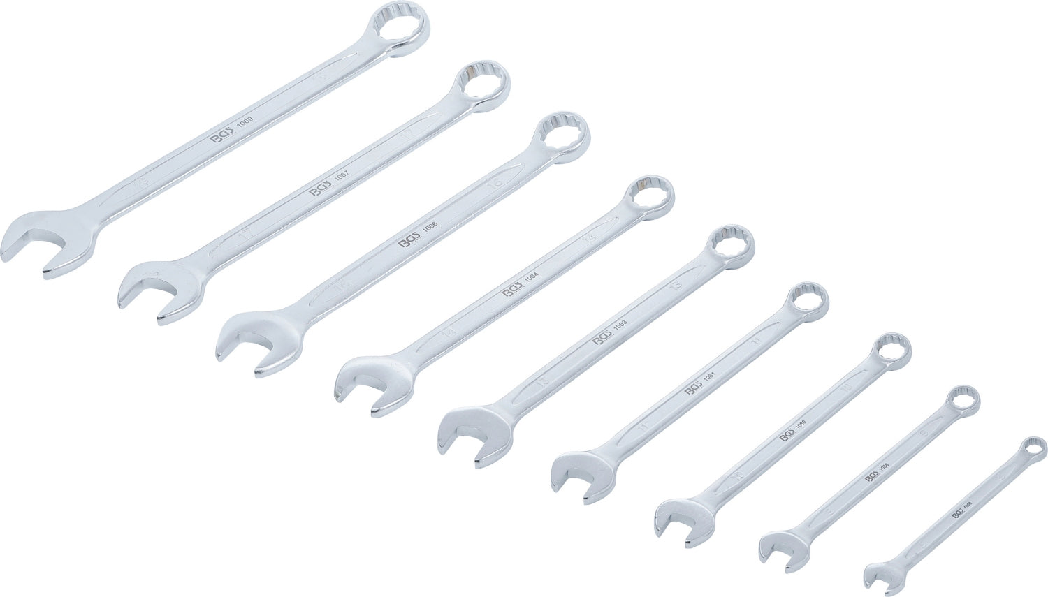BGS 2289 Satz Steckschlüssel Sechskant Antrieb 6,3mm (1/4") 10mm (3/8") 92 teilig