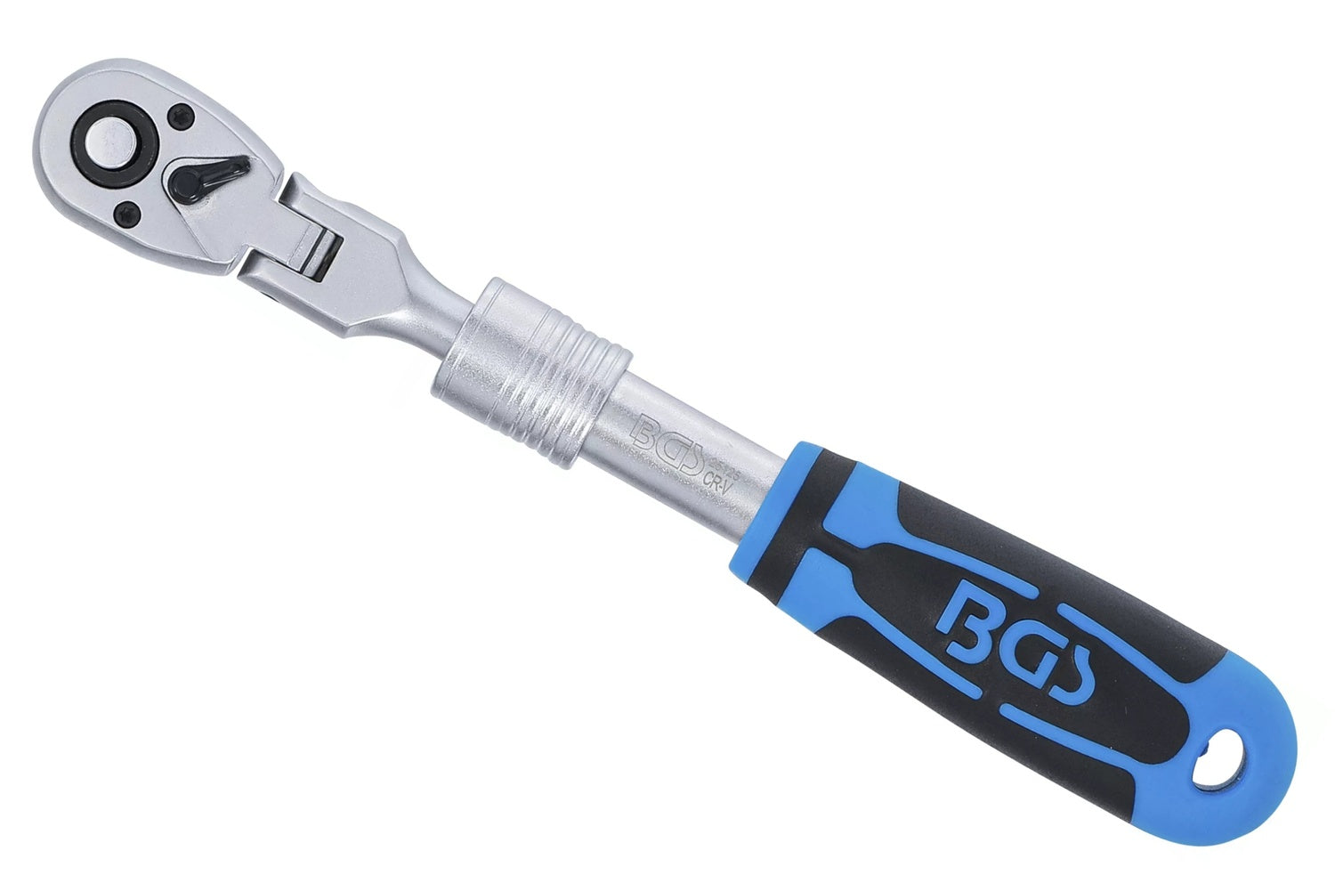 BGS 25125 Umschaltknarre ausziehbar abwinkelbar Abtrieb 6,3mm (1/4") 210 - 250mm