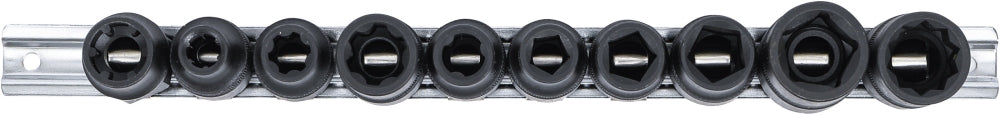 BGS 2560 Satz Spezial Steckschlüsseleinsätze für Kfz 3 5 6 10-kant 10 teilig