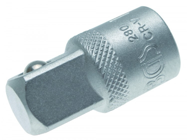 BGS 280 Steckschlüssel Adapter Innenvierkant 10mm (3/8")  -  Außenvierkant 12,5mm (1/2")