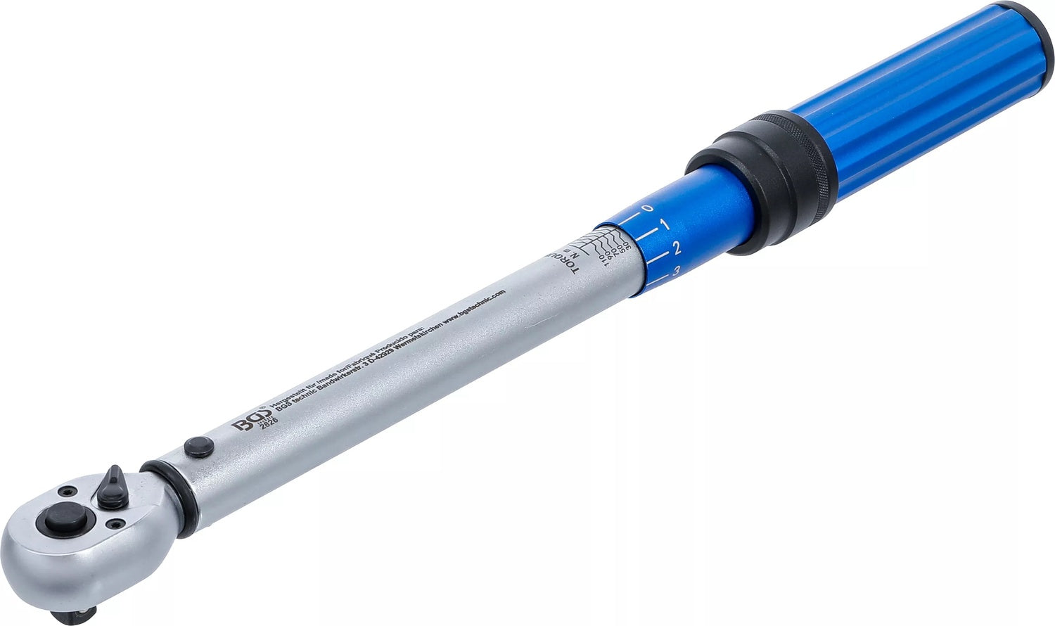 BGS 2826 Drehmomentschlüssel Abtrieb Außenvierkant 10mm (3/8") 20 - 120Nm