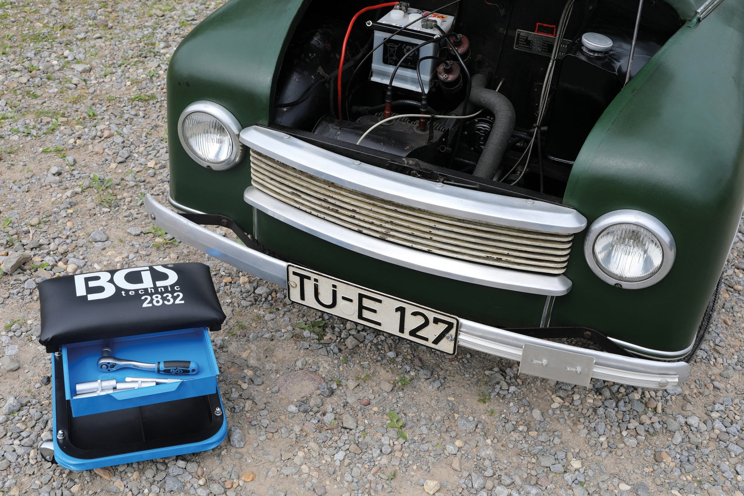 BGS 2832 Werkstatt Rollsitz mit Schublade