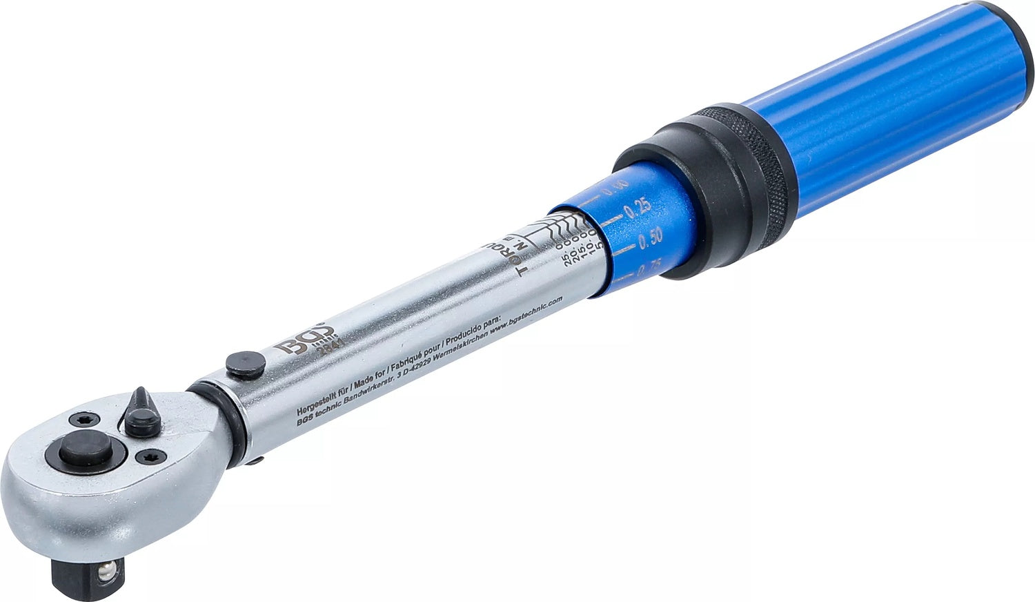BGS 2841 Drehmomentschlüssel Abtrieb Außenvierkant 10mm (3/8") 5 - 25Nm