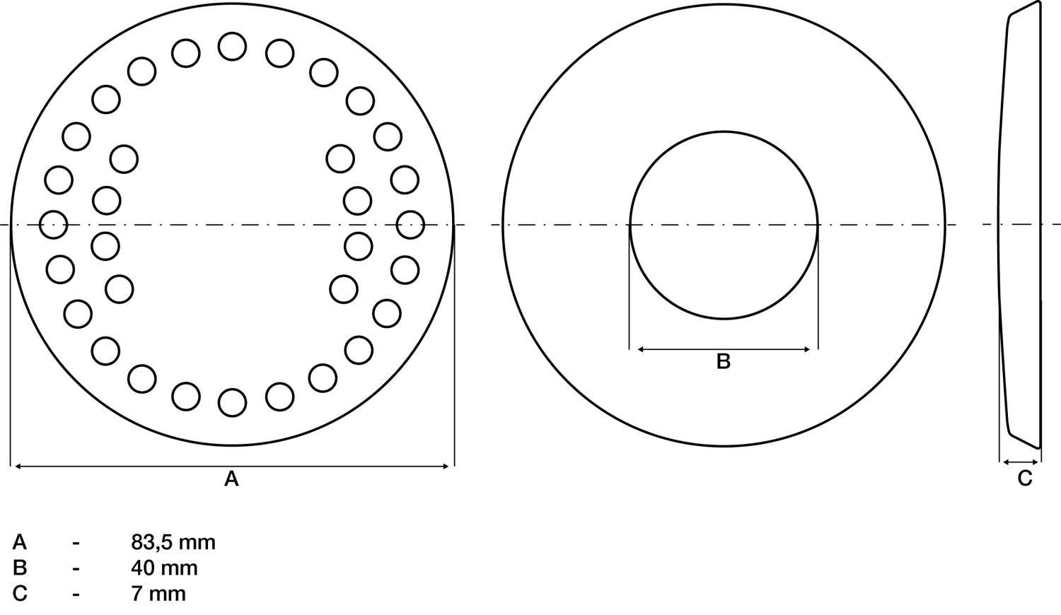 BGS 2897-2 Ersatz Gummipad für Artikel 2897