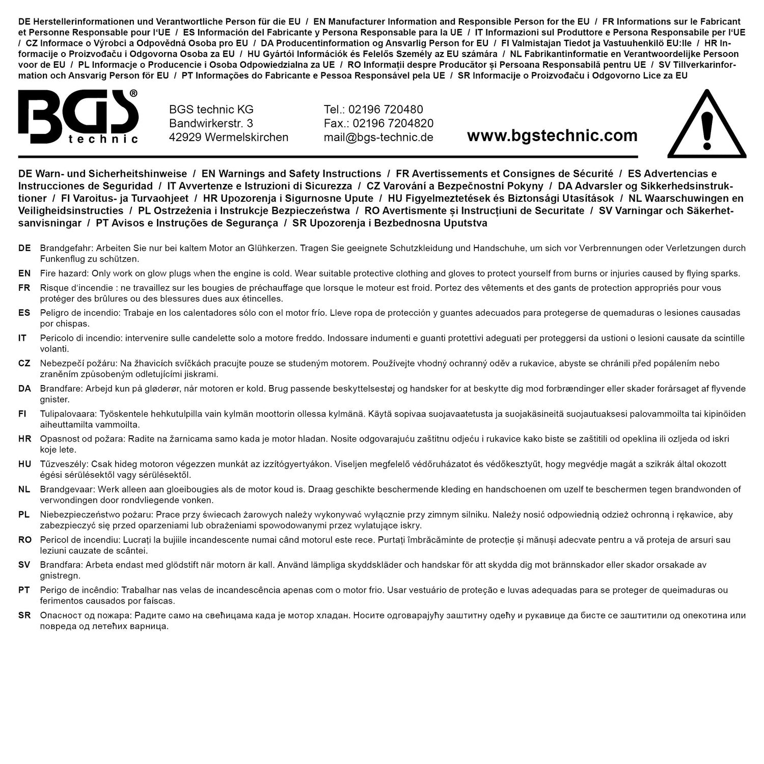 BGS 2983 Glühkerzen Gelenkeinsatz Sechskant SW 12mm Antrieb 10mm (3/8")