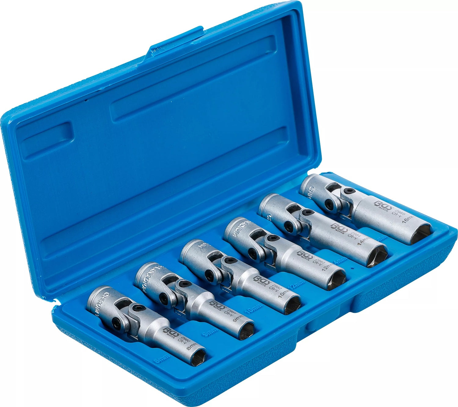 BGS 2990 Satz Universal Glühkerzen Gelenkschlüssel Sechskant SW 8 - 16mm Antrieb 10mm (3/8")