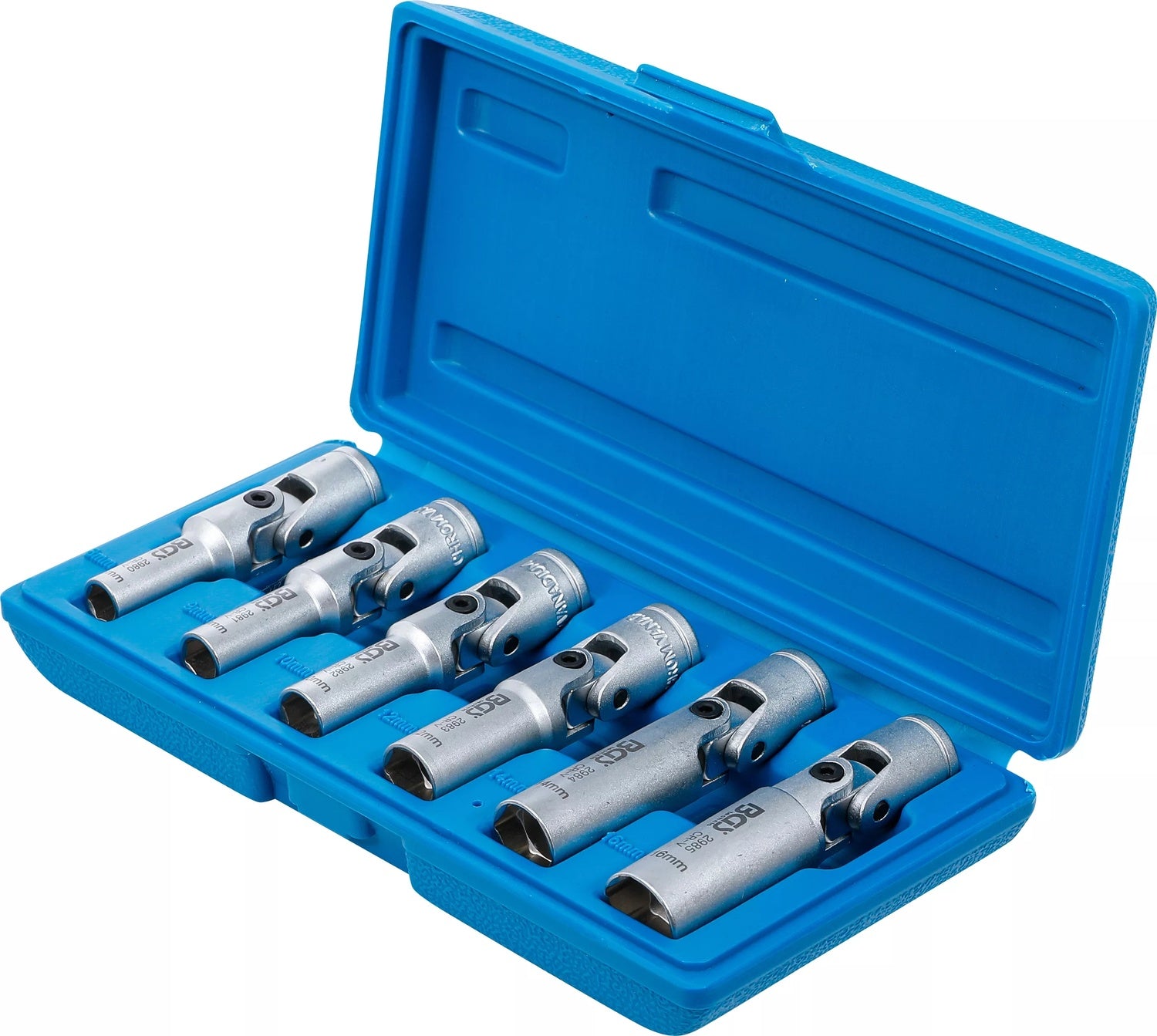 BGS 2990 Satz Universal Glühkerzen Gelenkschlüssel Sechskant SW 8 - 16mm Antrieb 10mm (3/8")