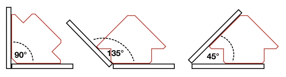 BGS 3009 Kraft Magnethalter  Magnetschweißwinkel 135x135mm 32kg