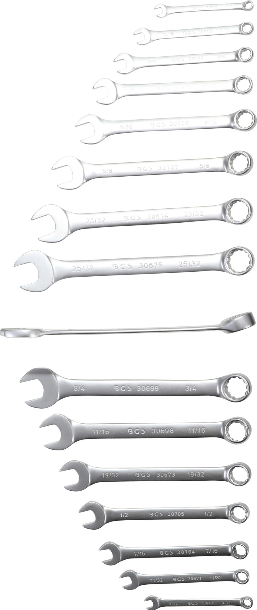 BGS 30100 Satz Ringmaulschlüssel SW 6 - 32mm metrisch 25 teilig