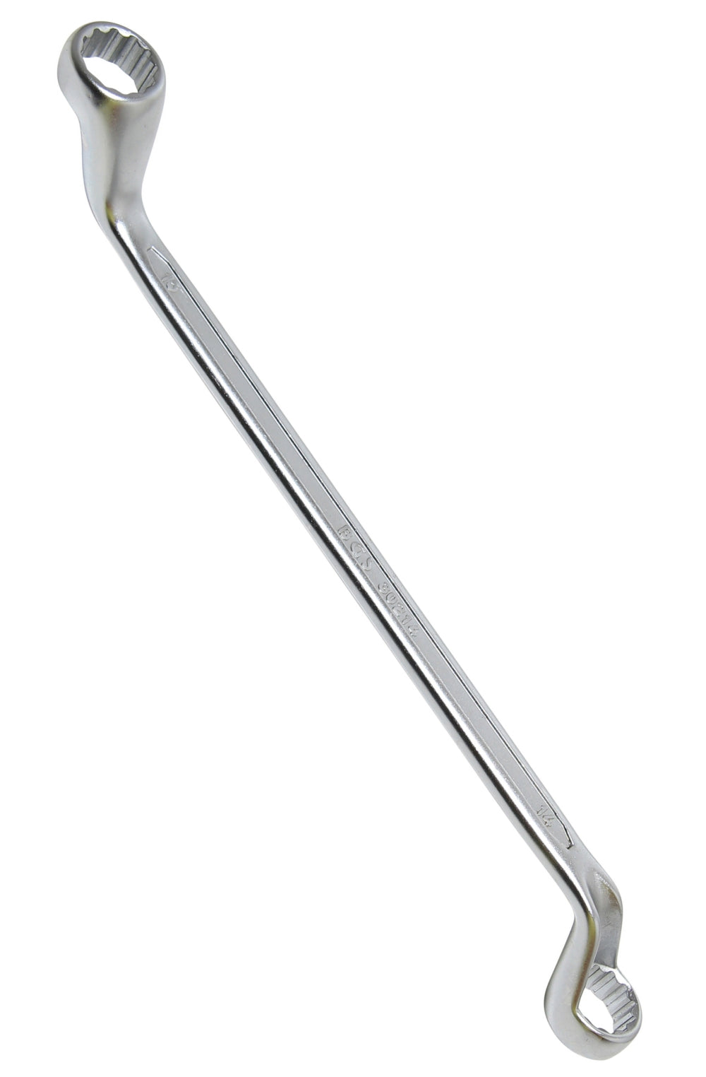 BGS 30214 Doppelringschlüssel gekröpft SW 14 x 15mm metrisch kalt geschmiedet