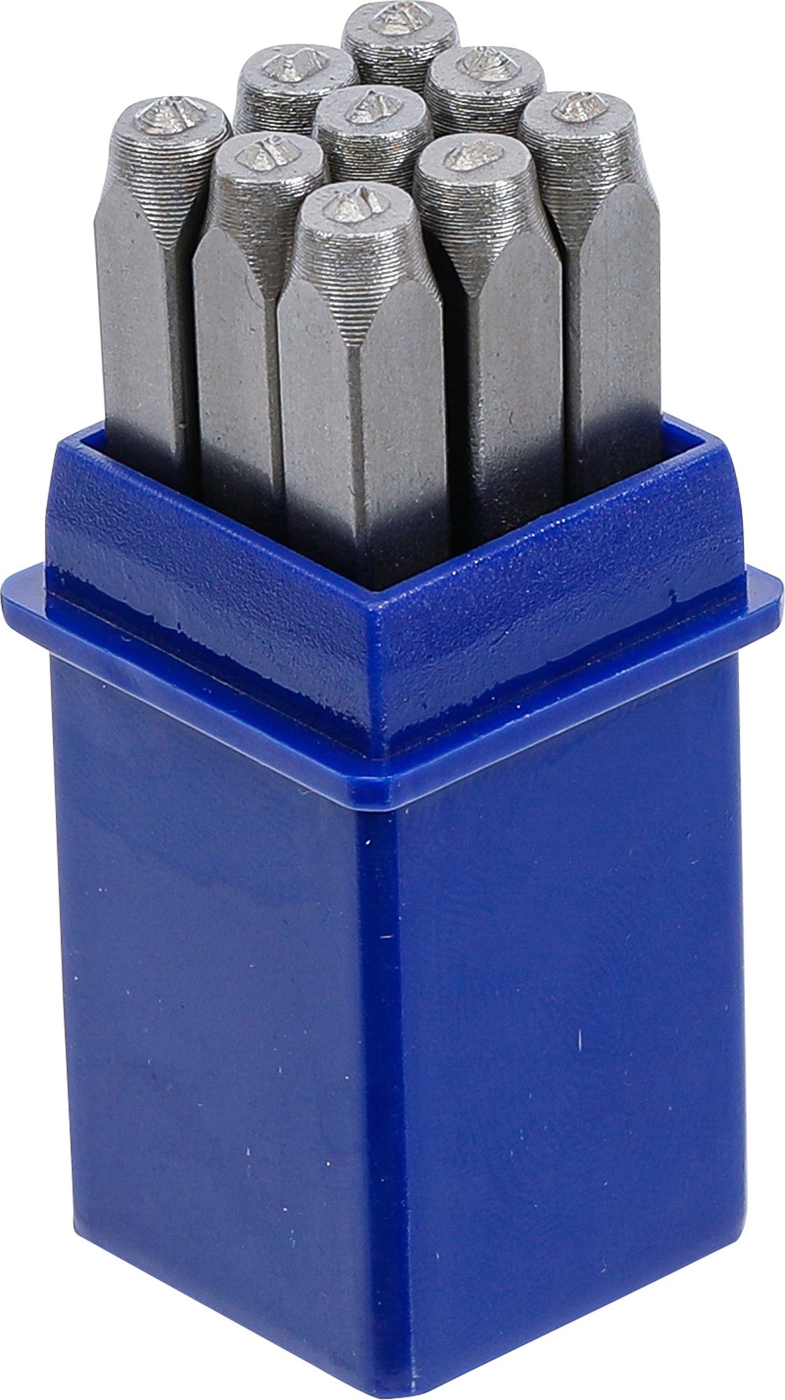 BGS 3031 Einschlagzahlen Höhe 2mm im Kästchen aus Kunststoff