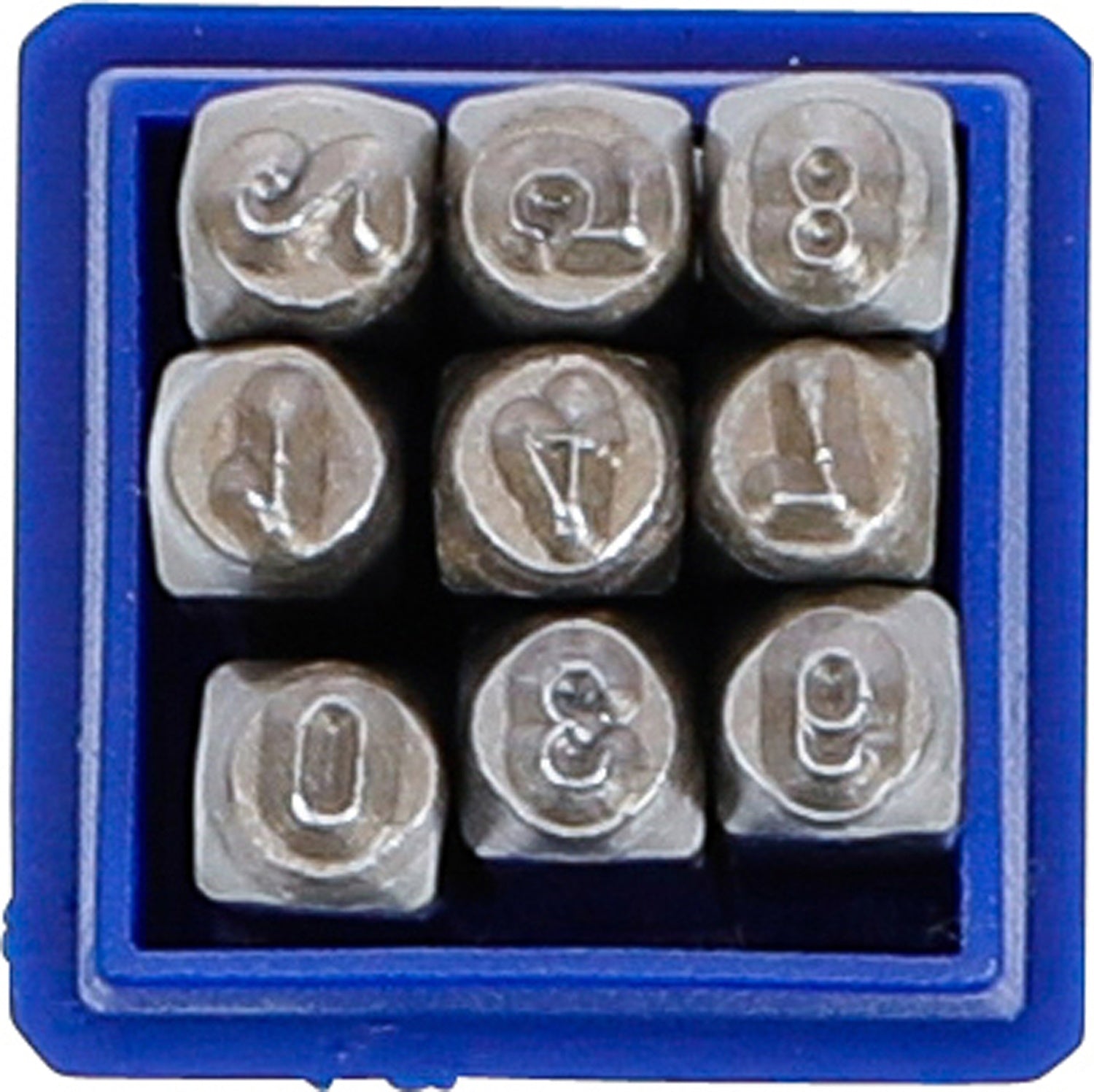 BGS 3033 Einschlagzahlen Höhe 3mm im Kästchen aus Kunststoff
