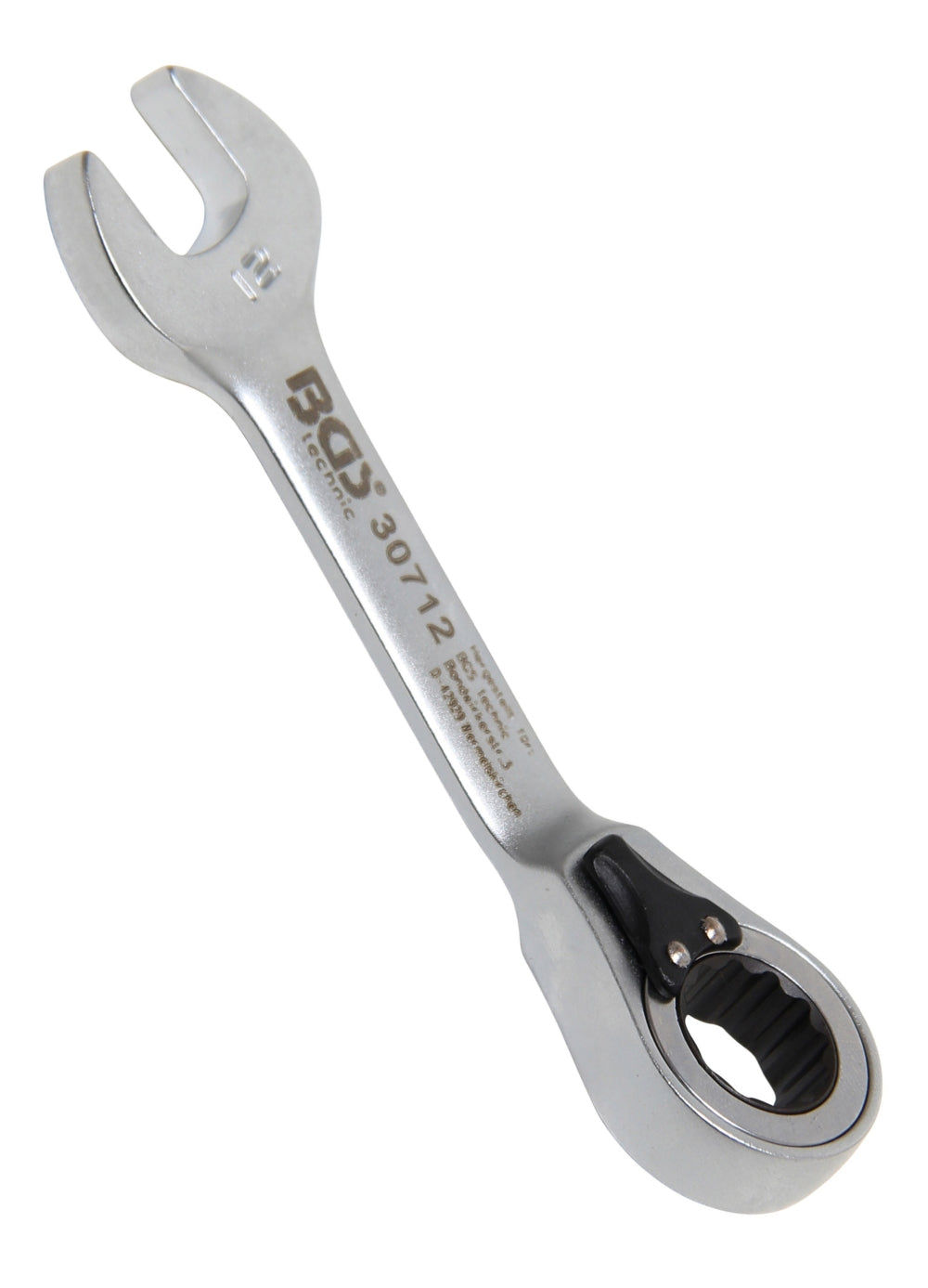BGS 30712 Ratschenringmaulschlüssel kurz umschaltbar SW 12mm