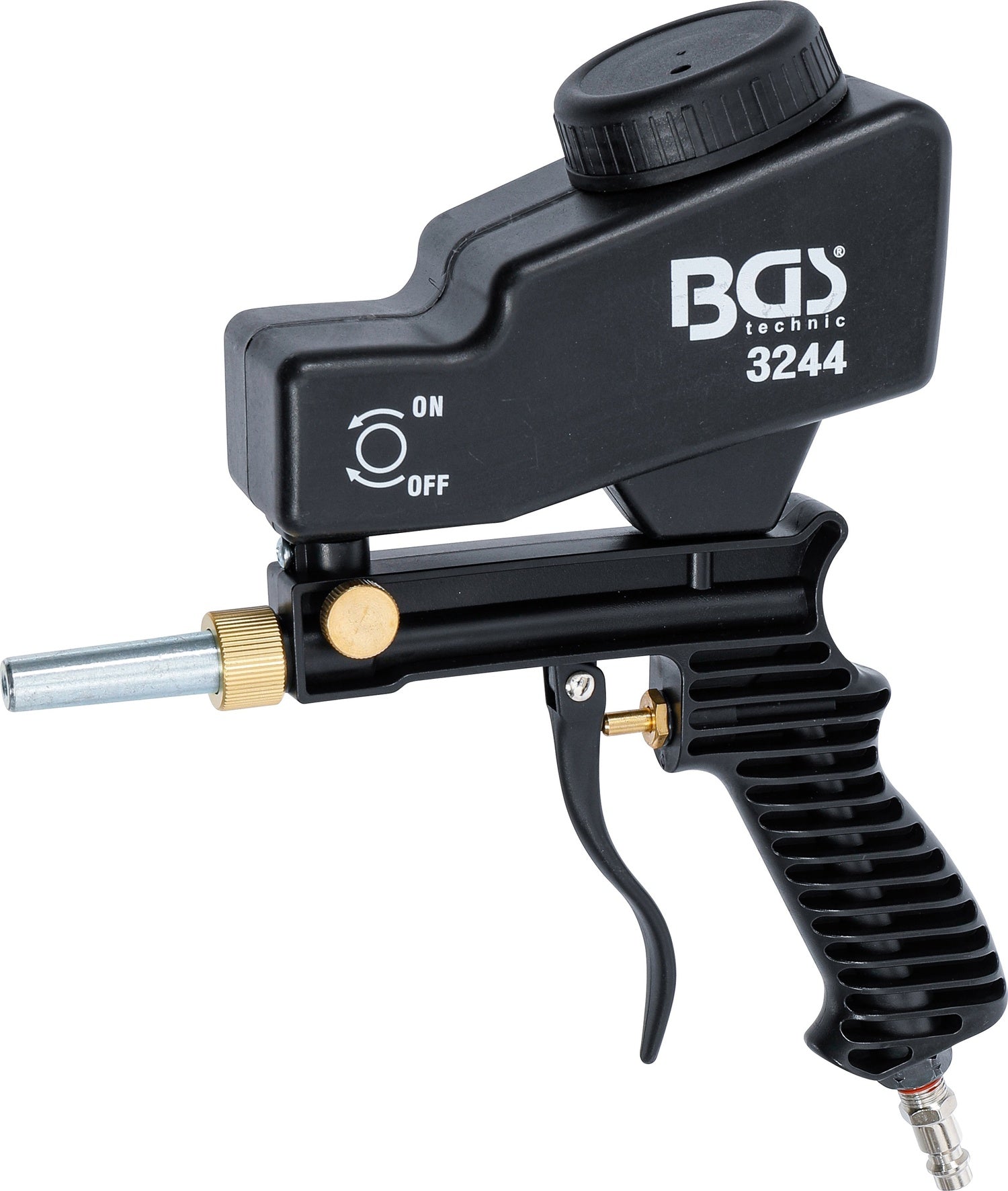 BGS 3244 Druckluft Sandstrahlpistole Sandstrahlgerät mit Vorratsbehälter 600cm³