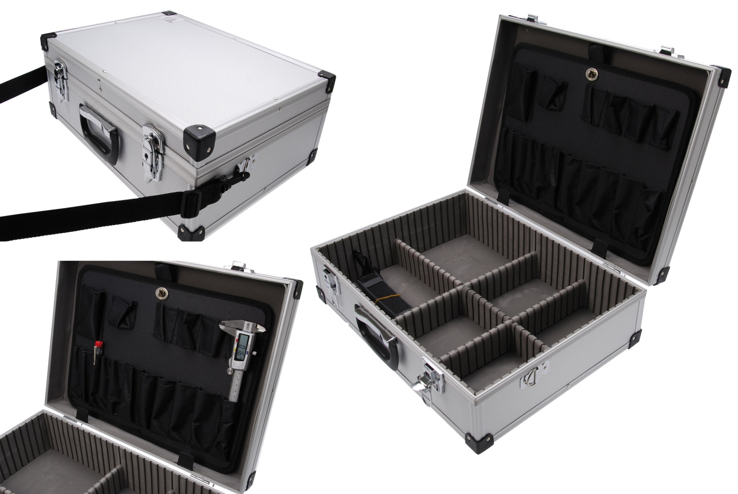 BGS 3304 Aluminium Werkzeugkoffer Werkzeugkasten 460 x 340 x 150mm